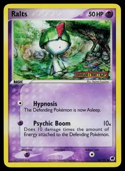 Pokemon Card - Ralts Dragon Frontiers 60/101 Common Reverse Holo Stamped - Image 1