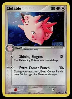 Pokemon Card - Clefable Unseen Forces 36/115 Reverse Holo Stamped - Image 1