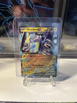 Miraidon EX SVP028 Black Star Promo Scarlet & Violet Ultra Holo Pokemon Card #28 - Image 1