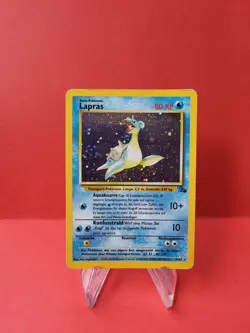 Pokemon Karte/card - Lapras 10/62 Holo - Fossil - Swirl - Light Played - Image 1
