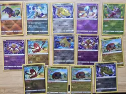 Pokemon Card Lot of 14 Cards - All Are Radiant. Alakazam, Steelix,jirachi - Image 1