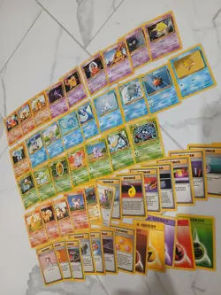 Pokemon TCG Base Set card lot of 51 cards. 1999 Vintage Pokemon. Good Condition - Image 3