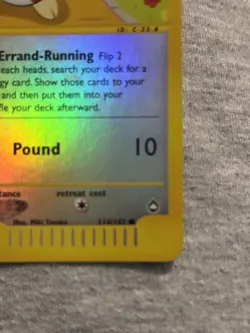 Togepi 114/147 2002 Aquapolis Set Pokemon Card Vintage WOTC Reverse Holo LP - Image 4