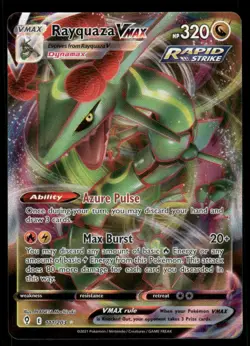 Pokemon Cards Rayquaza VMAX 111/203 Evolving Skies Holo Rare VMAX NM - Image 1