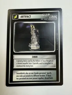 Star Trek CCG 1E Canar- NM Rare Card - Image 1