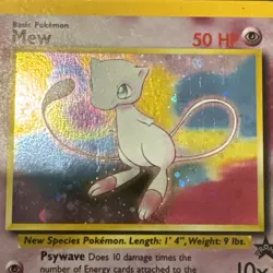 Pokemon TCG Mew 2000 WOTC Black Star Promo 9 Holo League Pokemon Card - Image 2