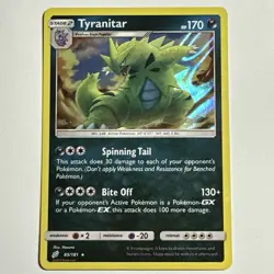 Tyranitar 85/181 Rare Holo Card Team Up Pokemon TCG NM/LP - Image 1