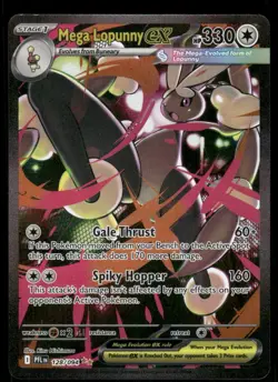 Pokemon Cards Mega Lopunny ex 128/094 Phantasmal Flames NM *2 - Image 1