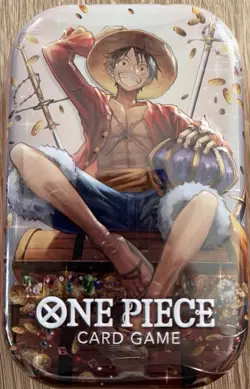 One Piece Card Mini-Tin Pack Set Vol.2 New Sealed.Includes Ace, Sabo, Luffy Tins - Image 2