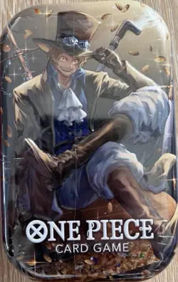One Piece Card Mini-Tin Pack Set Vol.2 New Sealed.Includes Ace, Sabo, Luffy Tins - Image 3