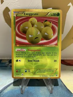 Exeggcute 102/101 Pokemon Plasma Blast Black & White Secret Rare Card MP - Image 1