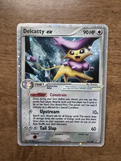Delcatty ex 91/100 Crystal Guardians Holo SWIRL LP (Good Condition) - Image 1