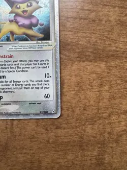 Delcatty ex 91/100 Crystal Guardians Holo SWIRL LP (Good Condition) - Image 4