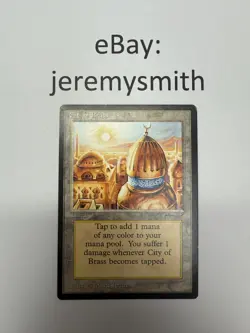 MTG Magic: The Gathering Arabian Nights City of Brass #1 LP! - Image 1