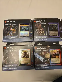 Magic the Gathering Universes Beyond: Warhammer 40k Commander's Deck Set 195166173474 - Image 1