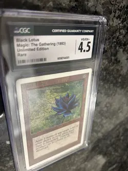 Unlimited Black Lotus Magic MTG CGC Graded 4.5 - Image 3
