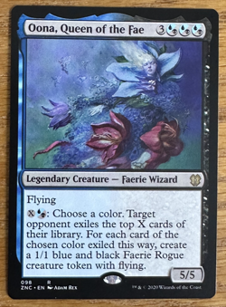 MTG Zendikar Rising Commander, Oona, Queen of the Fae - Image 1