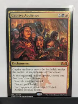 MTG Magic the Gathering Captive Audience (160/296) Ravnica Allegiance - Image 1