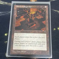 Magic the Gathering - Anvil of Bogardan - Visions - HP - Reserved List - mtg - Image 1
