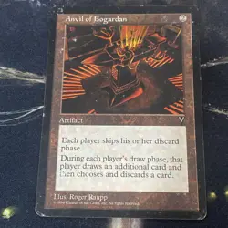 Magic the Gathering - Anvil of Bogardan - Visions - HP - Reserved List - mtg - Image 2
