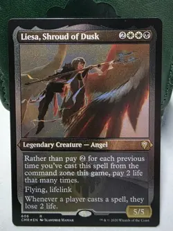 MTG x1 Liesa, Shroud of Dusk (Foil Etched) Commander Legends Etched Foil NM - Image 1