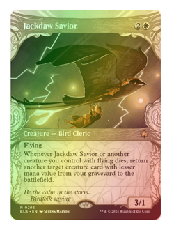 Jackdaw Savior - Foil - Showcase Bloomburrow - Image 1