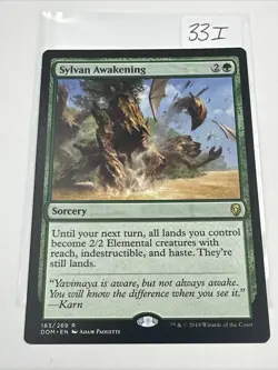 MTG Sylvan Awakening (183) | LP | Dominaria {DOM} - Image 2