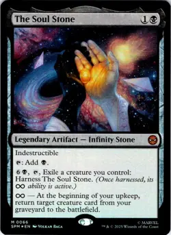 The Soul Stone 66 Marvel's Spider-Man FOIL NM MTG - Image 1