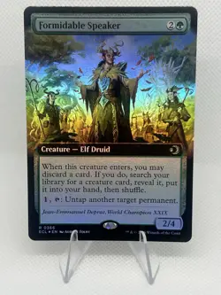 Formidable Speaker Foil Extended Art Foil MTG Lorwyn Eclipsed M/NM - Image 1