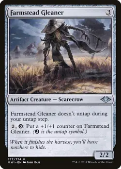 MTG Magic the Gathering Farmstead Gleaner (222/404) Modern Horizons LP - Image 1
