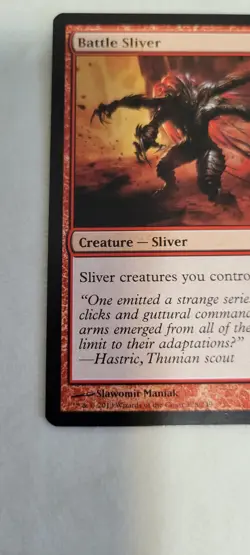 Battle Sliver Magic The Gathering 2014 128/249 Regular Uncommon Red Mana MTG - Image 5