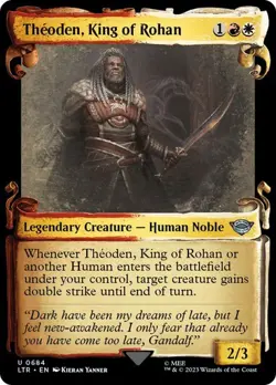 MTG - Theoden, King of Rohan - Showcase - Lord of the Rings - Magic - Image 1