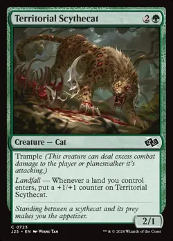 MTG Territorial Scythecat ** Foundations Jumpstart ** English (NM) - Image 1