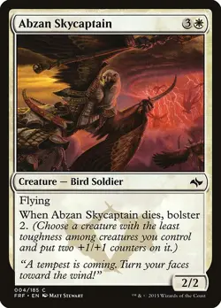 MTG C REGULAR FRF: FATE REFORGED - LP- ABZAN SKYCAPTAIN 004/185 - Image 1