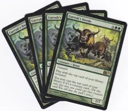 MTG: M2012: Garruk's Horde X 4 - Image 1