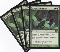 MTG: M2013: Predatory Rampage X 4 - Image 1
