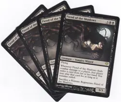 MTG: Dark Ascension: Fiend of the Shadows X 4 - Image 1