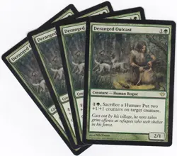 MTG: Dark Ascension: Deranged Outcast X 4 - Image 1