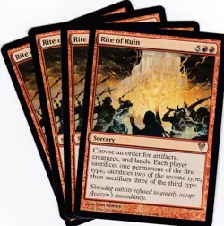 MTG: Avacyn Restored: Rite of Ruin X 4 - Image 1