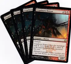 MTG: Return to Ravnica: Cryptborn Horror X 4 - Image 1