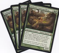 MTG: Theros: Anthousa, Setessan Hero X 4 - Image 1