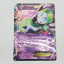 Meloetta EX RC11/RC25 - Pokemon Legendary Treasures Radiant Collection Card LP - Image 1