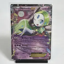 Meloetta EX RC11/RC25 Legendary Treasures Radiant Collection Pokemon TCG Card LP - Image 1