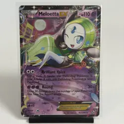 Meloetta EX RC11/RC25 Legendary Treasures Radiant Collection Pokemon TCG Card LP - Image 2