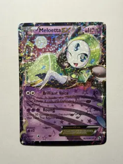 Meloetta EX RC11/RC25 - Pokemon Legendary Treasures Radiant Collection Card LP - Image 1