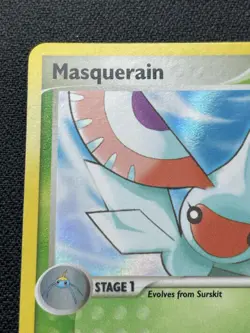 Pokemon Masquerain Holo Rare 47/110 Ex Holon Phantoms Stamped LP - Image 2