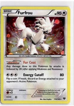 Pokemon TCG Furfrou - 114/146 (Cosmos Holo) 114/116 Blister Exclusives Promo - Image 1