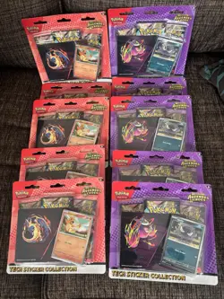 LOT OF 10 Pokemon Mega Evolution Ascended Heroes Tech Sticker Collection NEW - Image 1