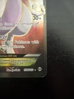 2015 POKEMON XY BREAKTHROUGH 158 FULL ART/MEWTWO EX - Image 2