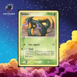 Carte Pokemon Seviper 23/108 Gardiens du Pouvoir Francais - Image 1